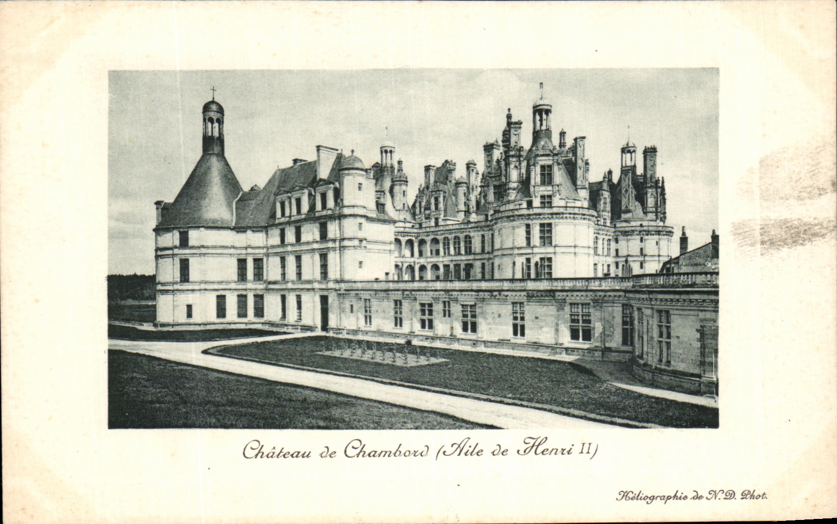 CPA Chateau de Chambord (Aile de Henri II)