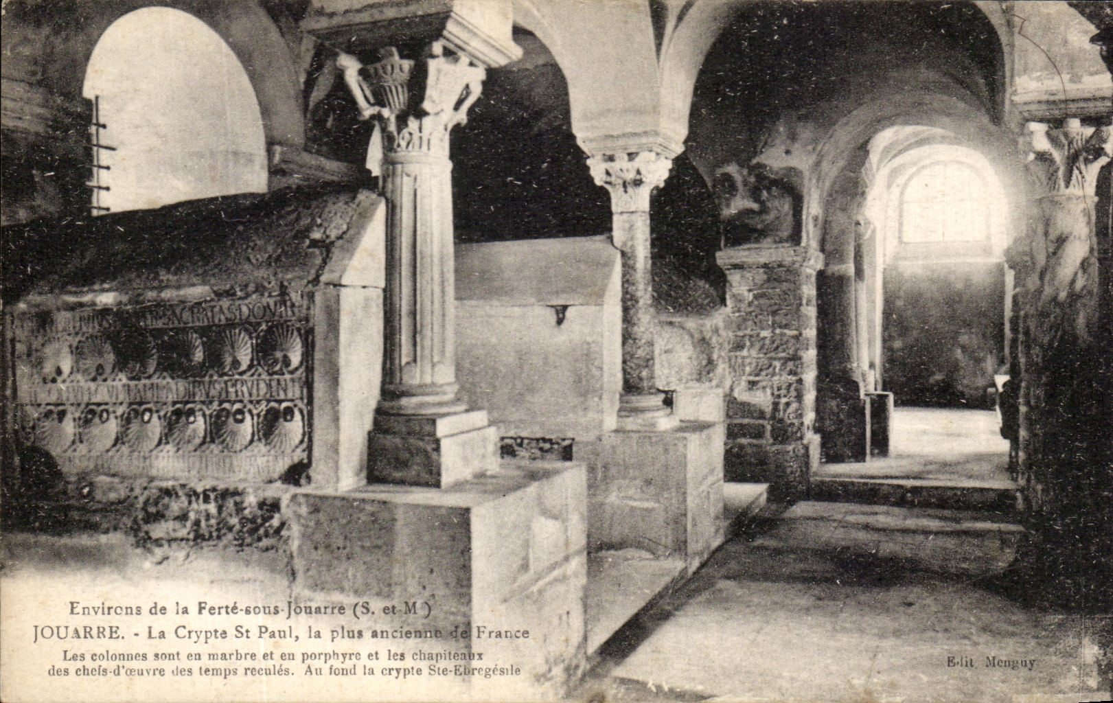 CPA Surroundings of Ferte under Jouarre Jouarre the oldest crypt St Paul of France