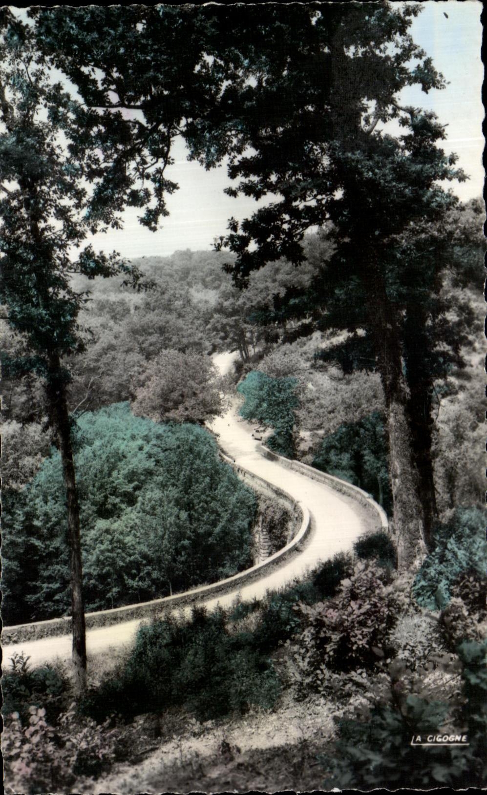 CPSM Mervent el puente de la inundacion