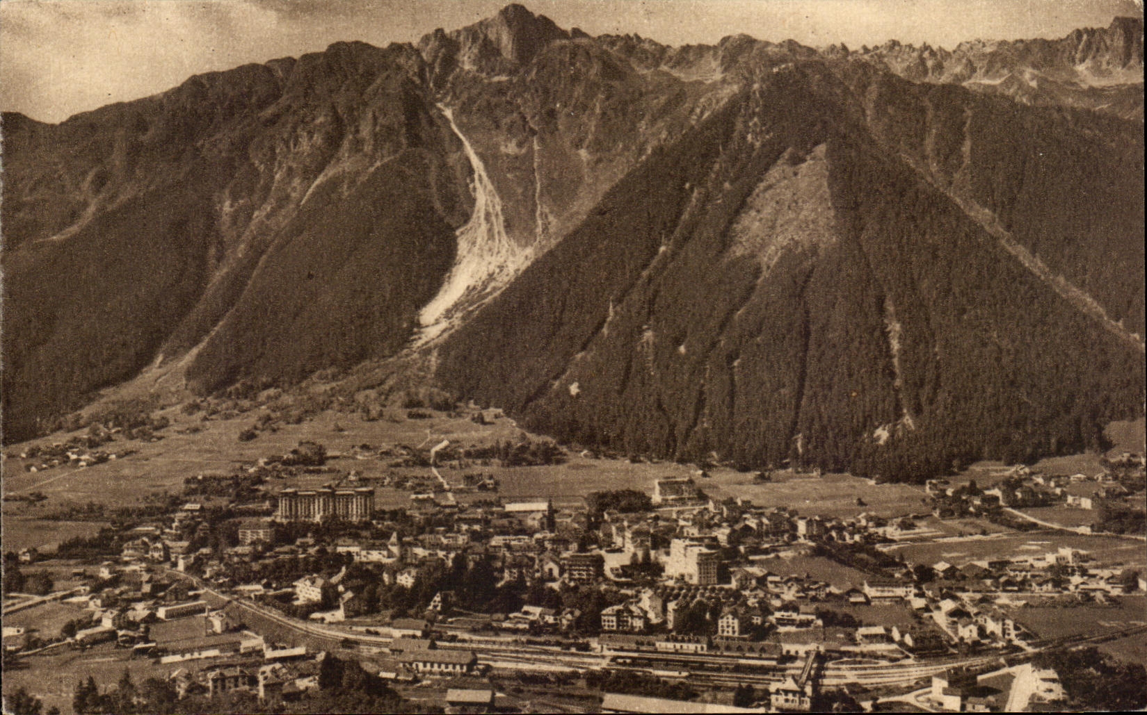 Opinion y Brevent de Blanc del montaje de CPSM Chamonix