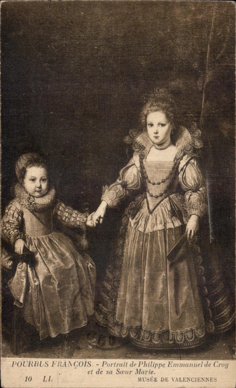 CPA Pourbus Francois Portrait De Philique Emmanuel De Croy Et De Sa Soeur Marie Musee De Valenciennes