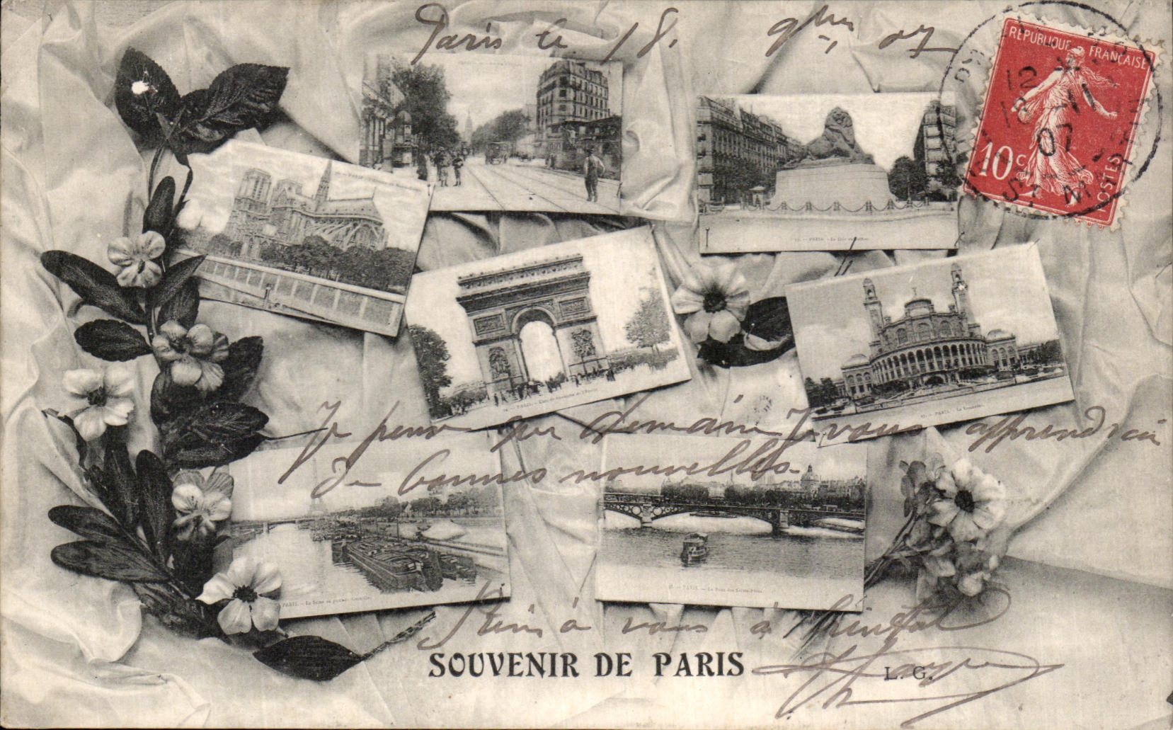 Recuerdo Of Paris de CPA