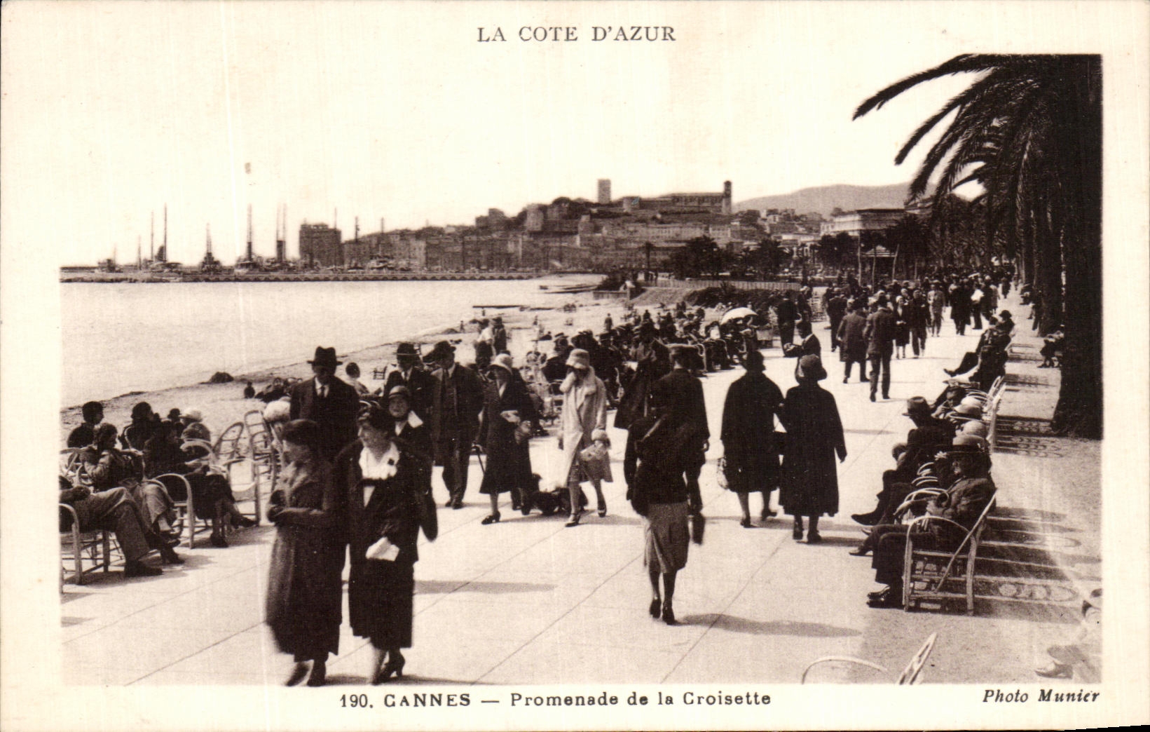 CPA Cannes Walk of the Small cross