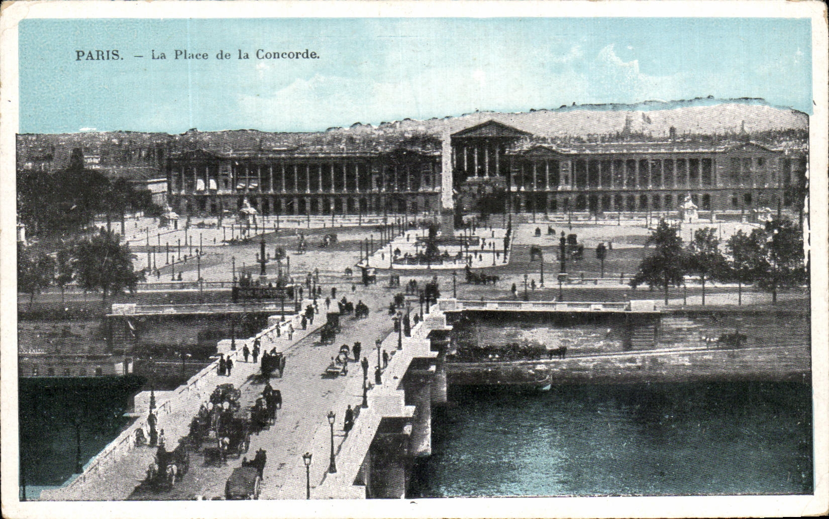 CPA Paris the Place of the Harmony