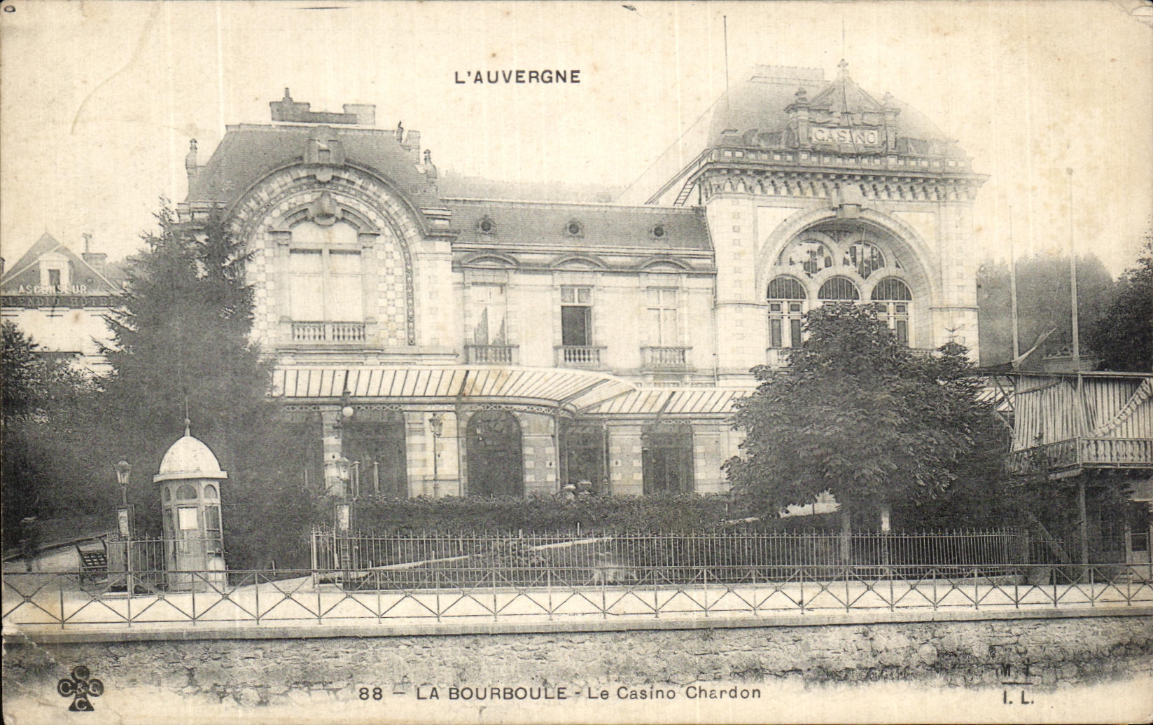 CPA Bourboule the Casino Thistle