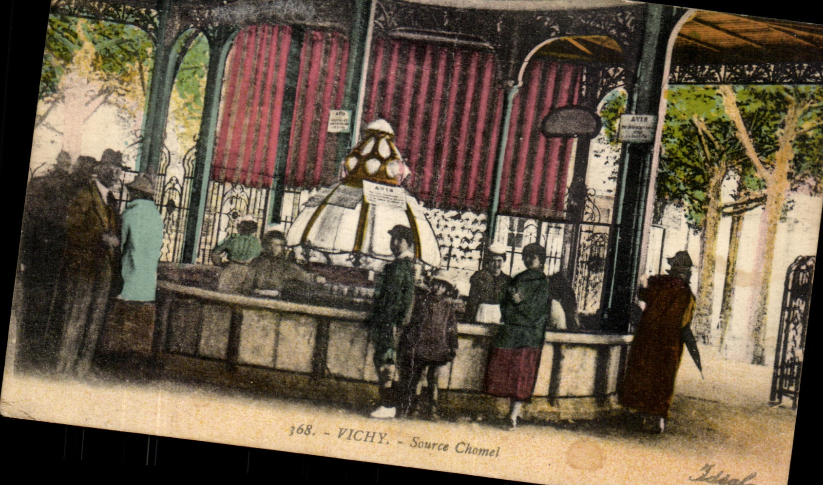 CPA Vichy Source Chomel