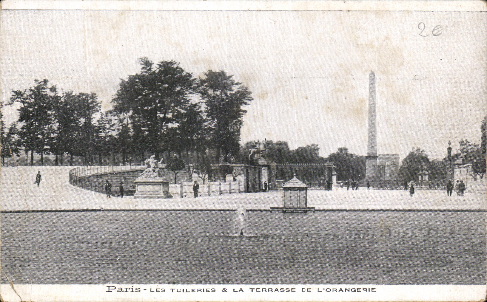 CPA Paris Tileries the Terrace Of the Orangery