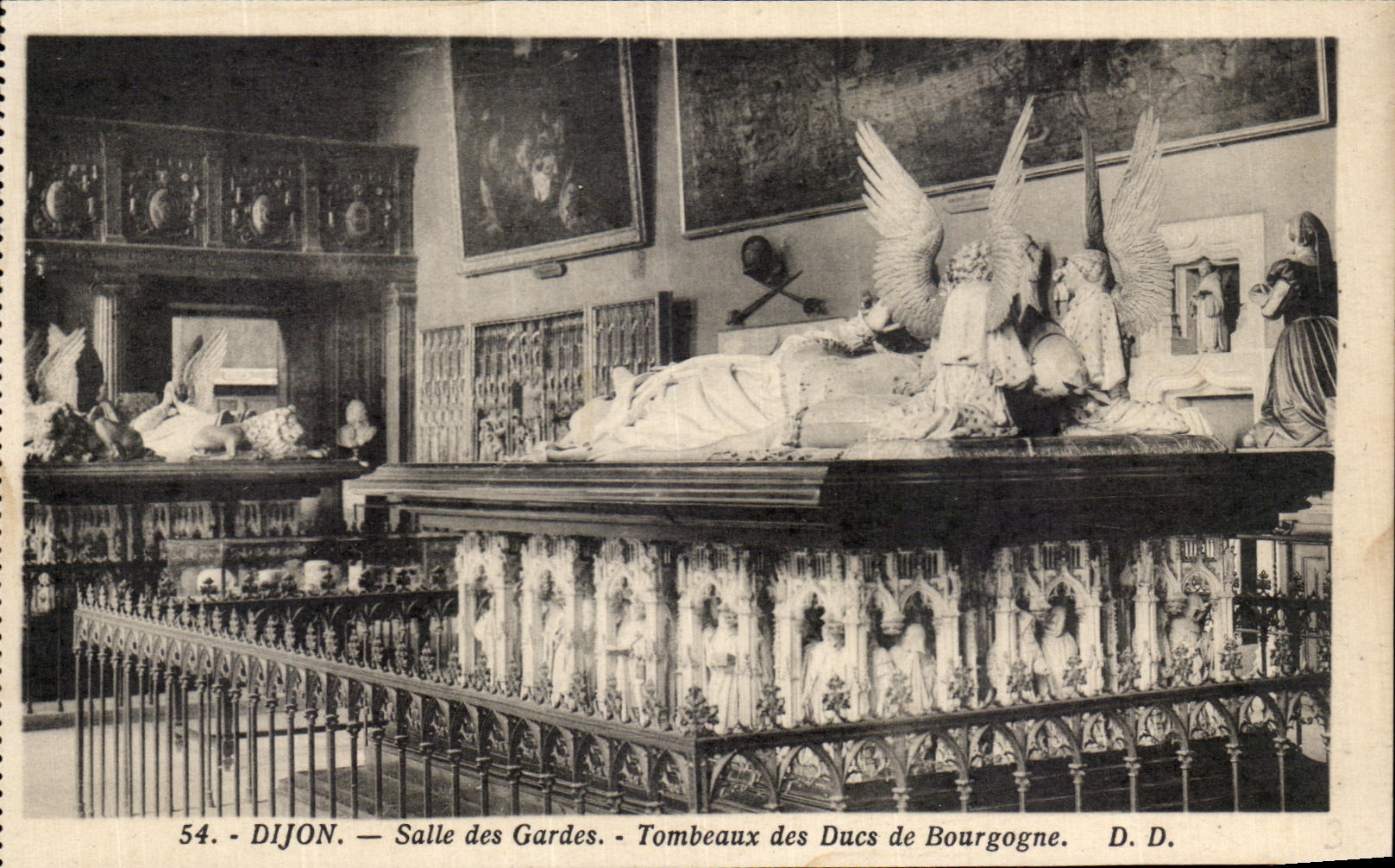 CPA Dijon Room of the Guards Tombs of the Dukes of Burgundy