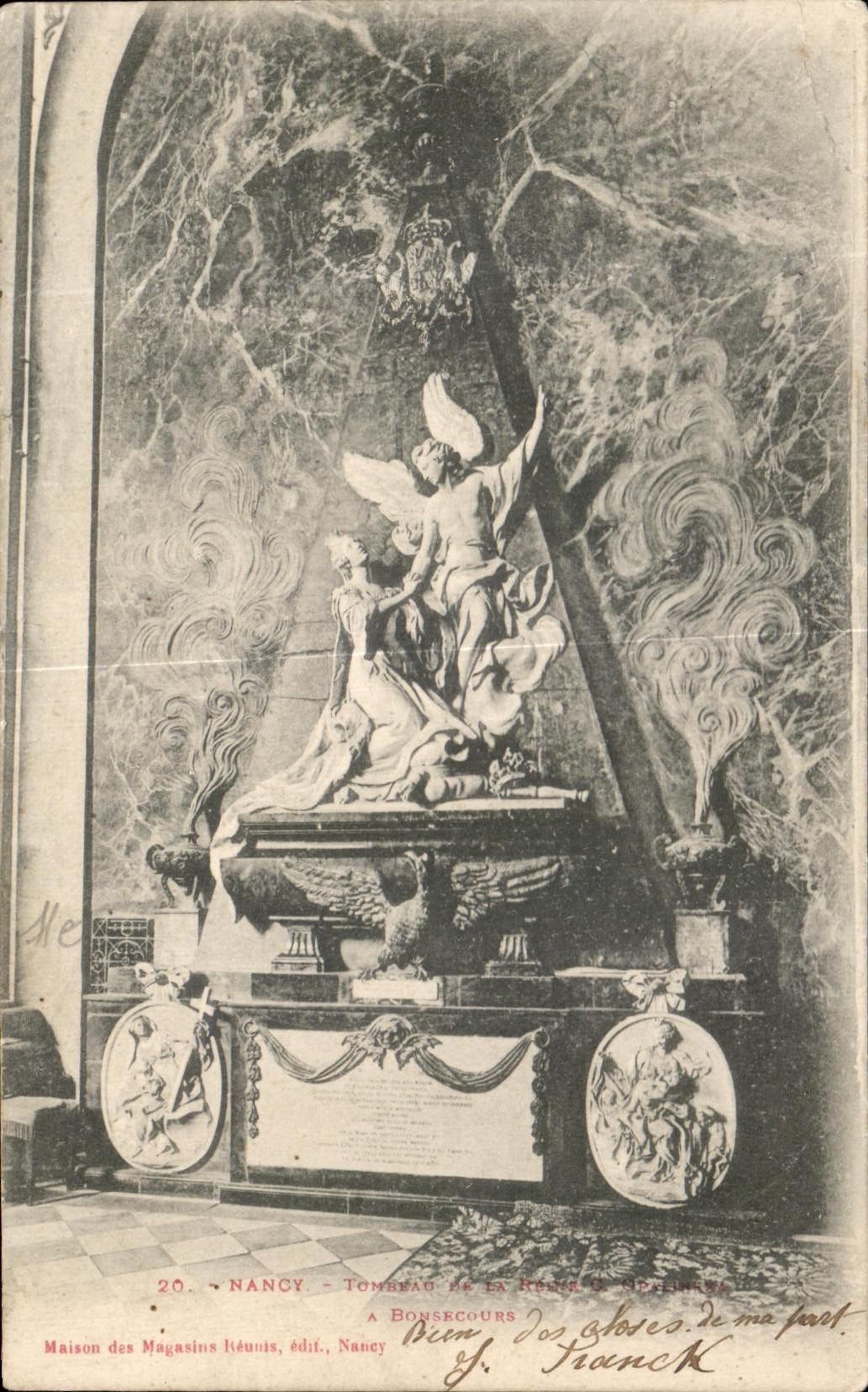 CPA Nancy Tombeau de la reine a Bonsecours 