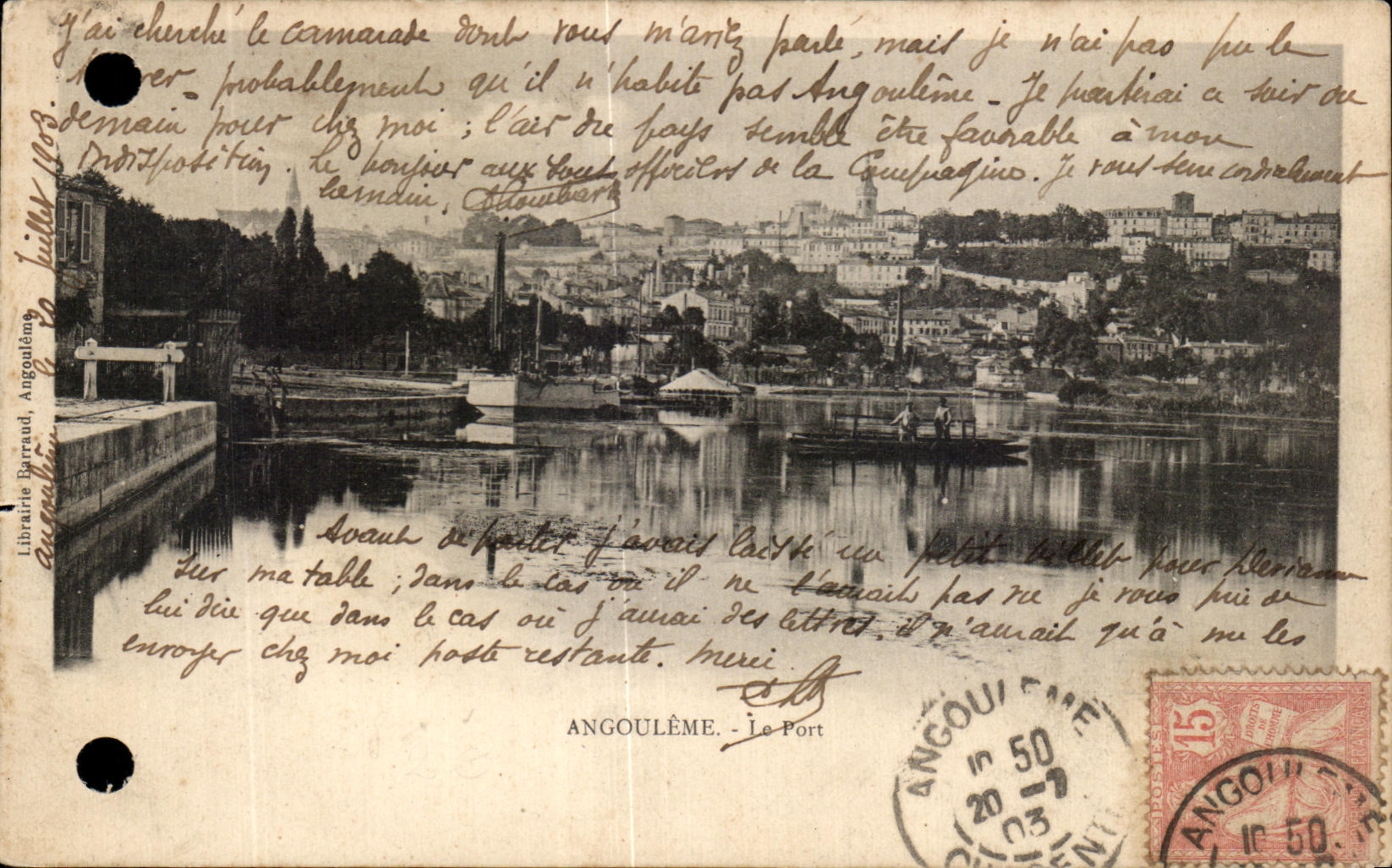 CPA Angouleme Le Port