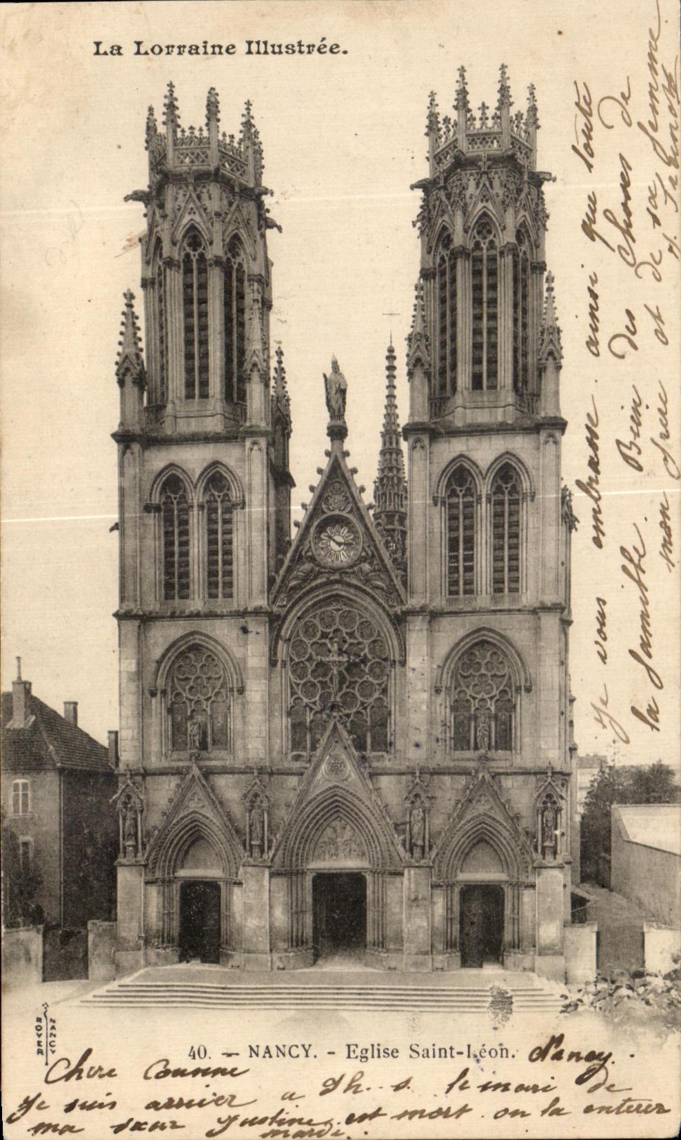 CPA Nancy Eglise Saint Leon