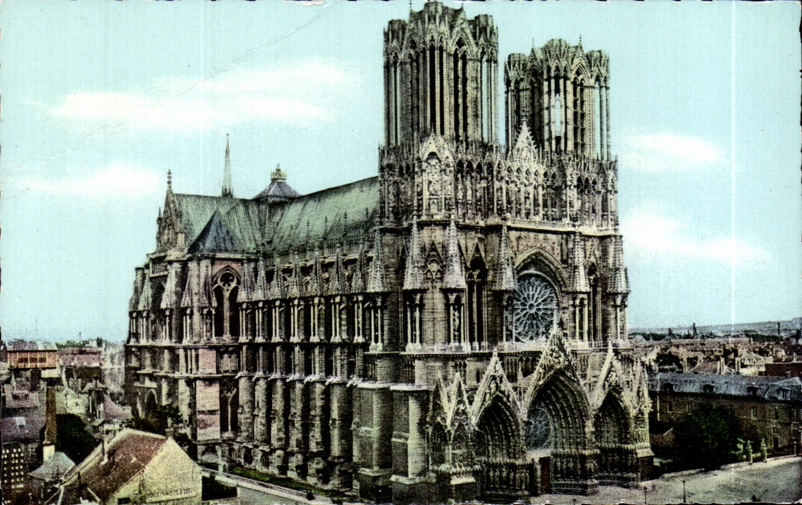 CPA Rheims the Cathedral Of Rheims