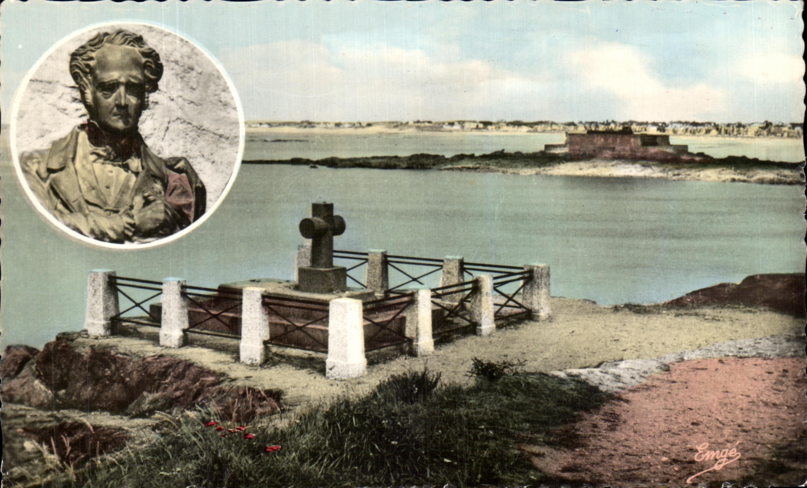 CPSM dimensiona a santo esmeralda de Malo la tumba de Chateaubriant