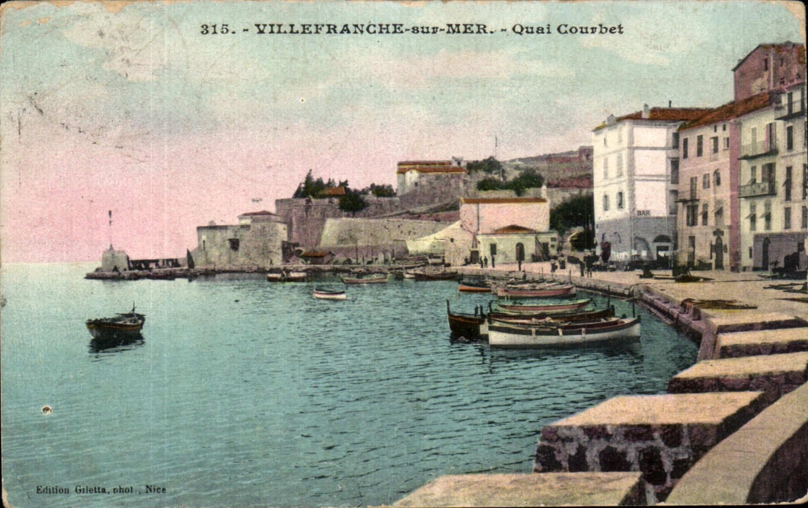 CPA Villefranche on Sea Quay Coubet Boats