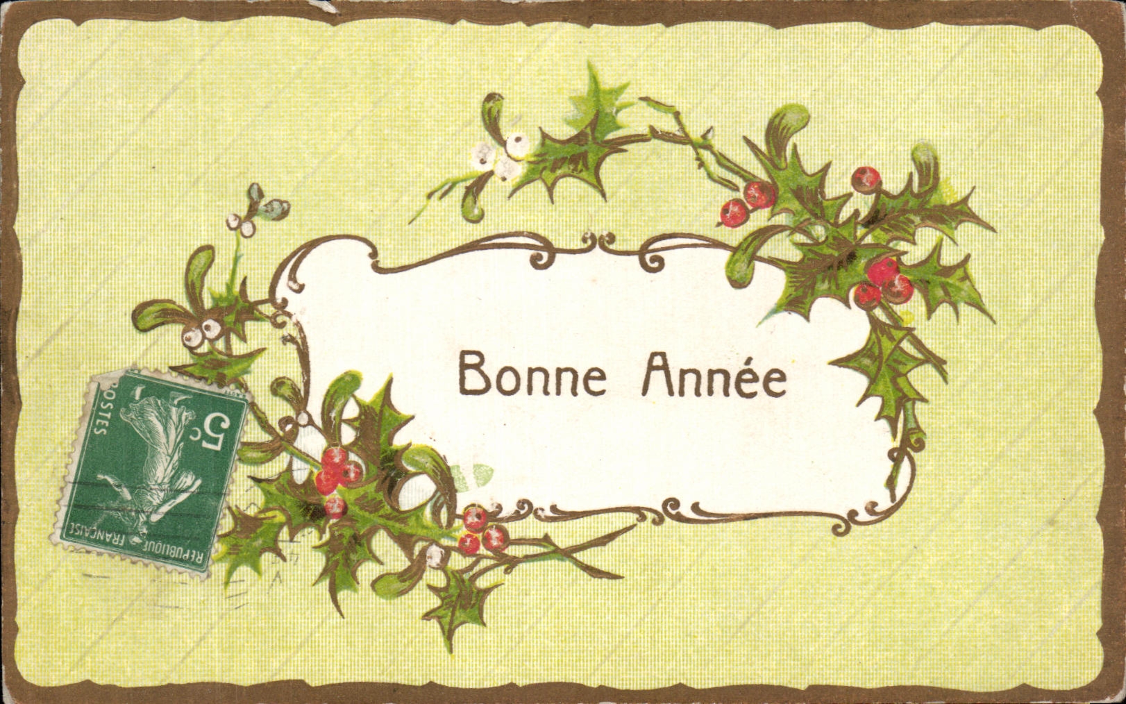 CPA Fantaisie Bonne annee
