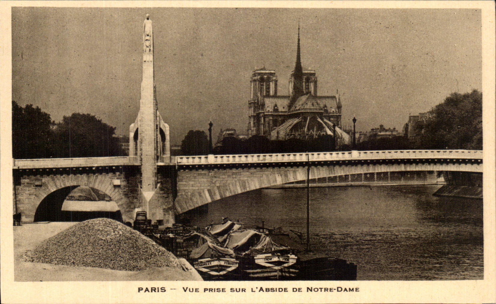 CPA Paris vista en de Apse Of nuestra senora
