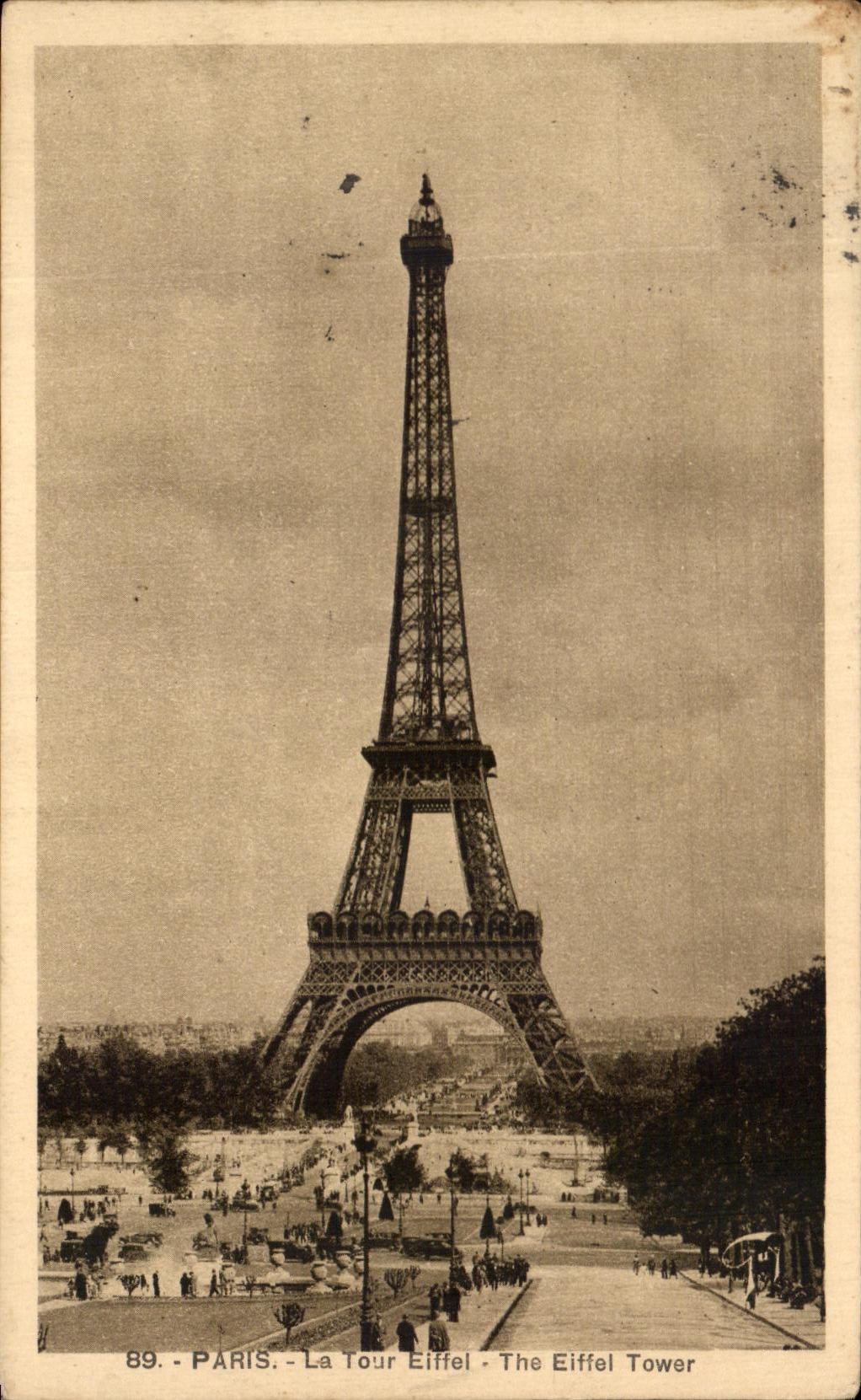 CPA Paris La Tour Eiffel 