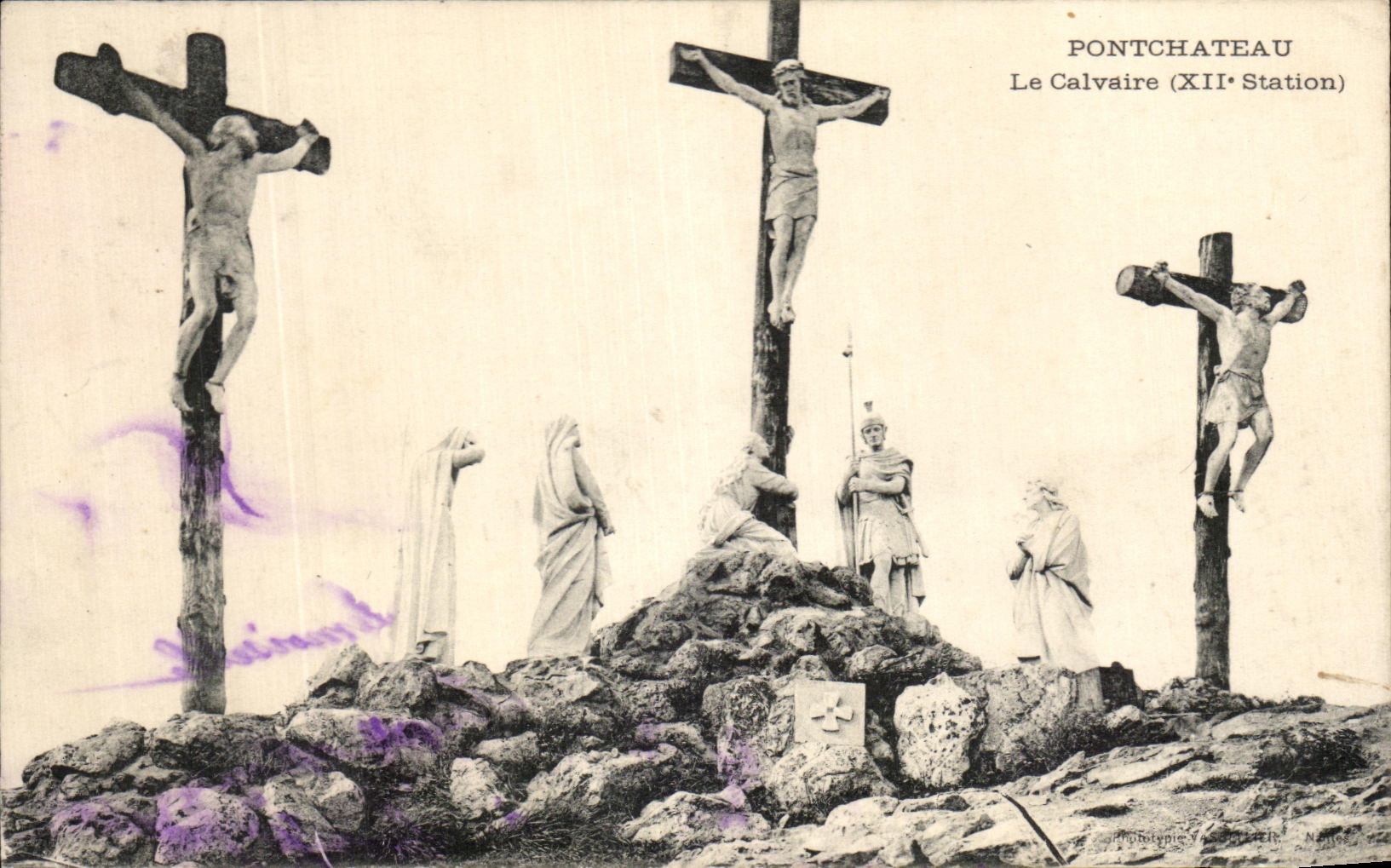 CPA Pontchateau el martirio