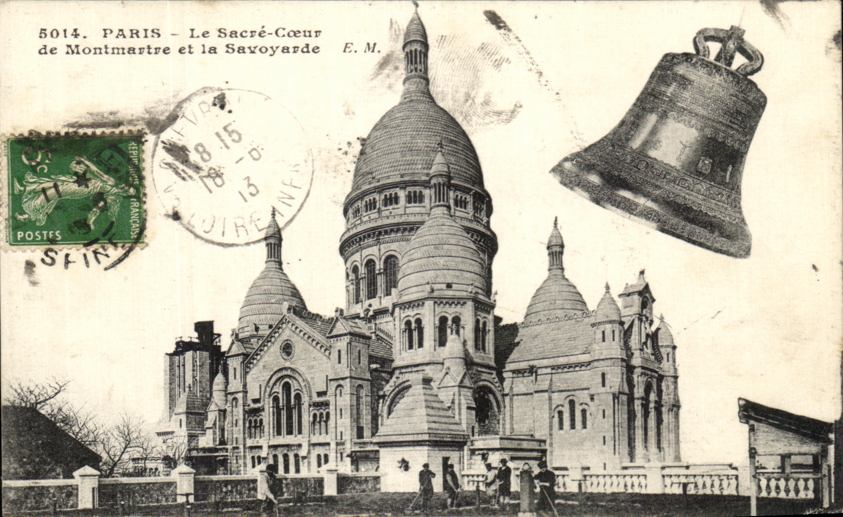 CPA Paris Le Sacre Coeur De Montmartre Et La Savoyarde