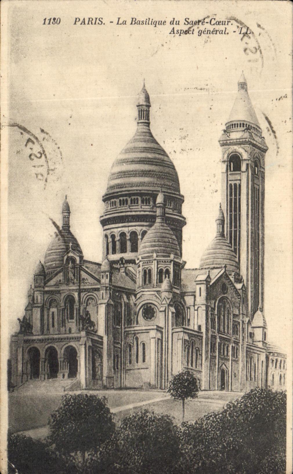 CPA Paris La Basilique Du Sacre Coeur Aspect General
