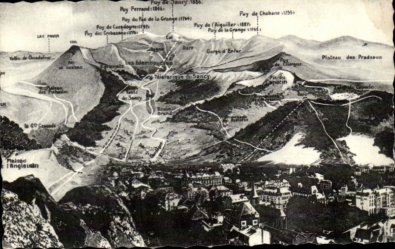 CPA Vue Panramique Of the Mount Gilds