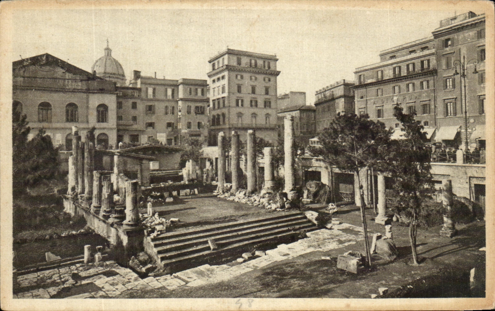 CPA Roma Nuovi Scavi al Largo Argentina