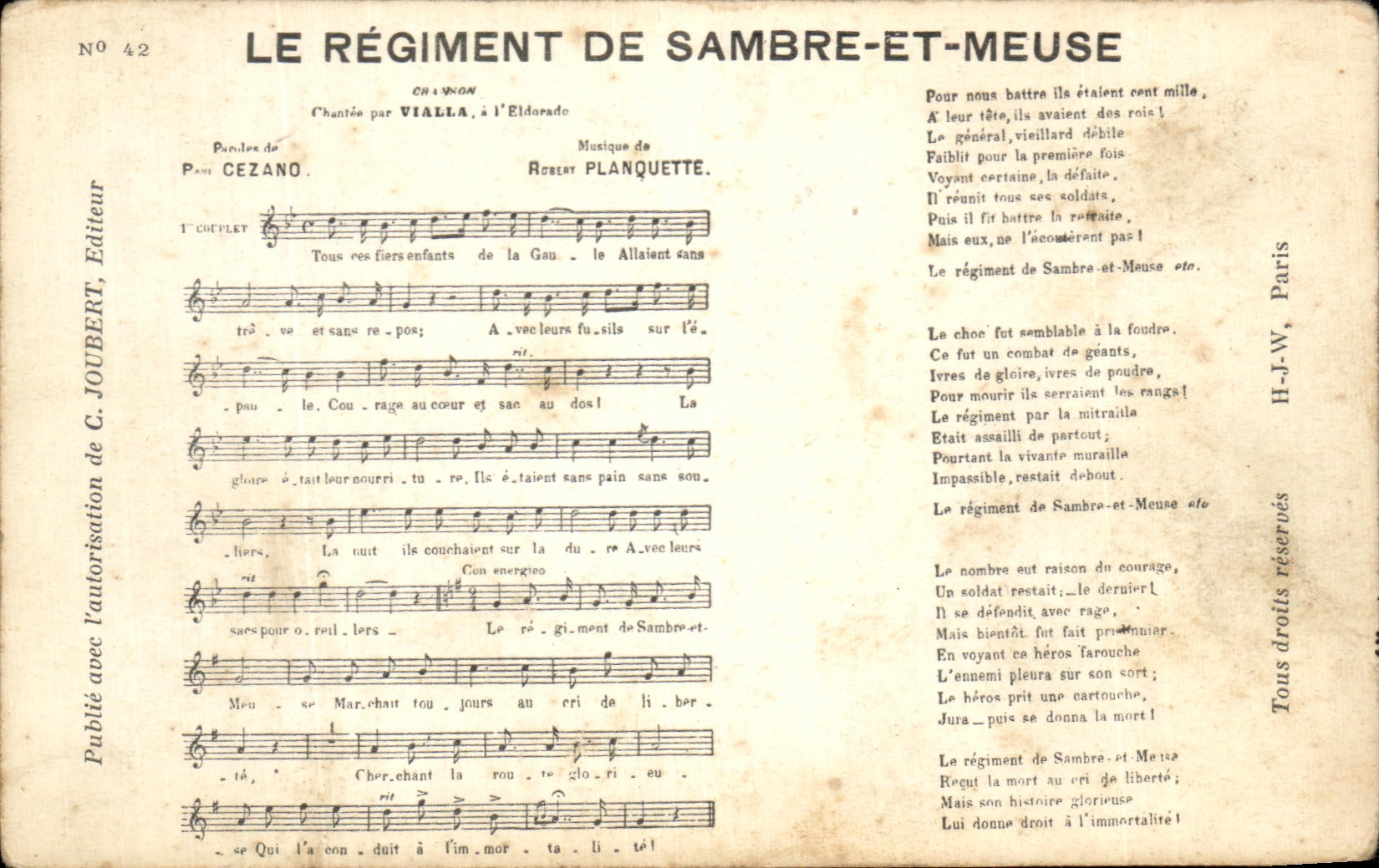 CPA the Regiment De Sambre And Meuse