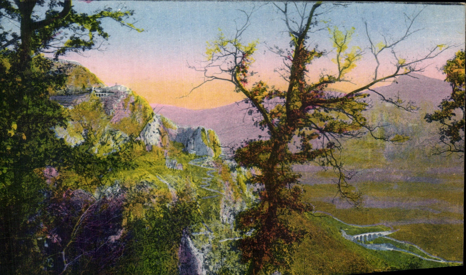 Caidas Of de CPA el lobo de Gourdon la aldea poste