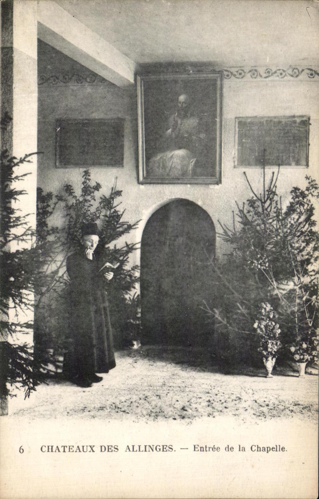 CPA Castles Of Allinges Entrance Of the Vault