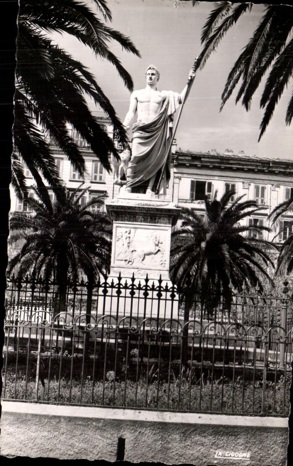 CPA Bastia Statue Of Corsica Napoleon 1st Corsica