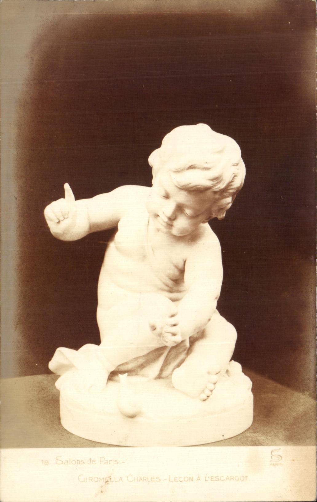 Salas de estar de CPA de la leccion de Paris Giromella al caracol