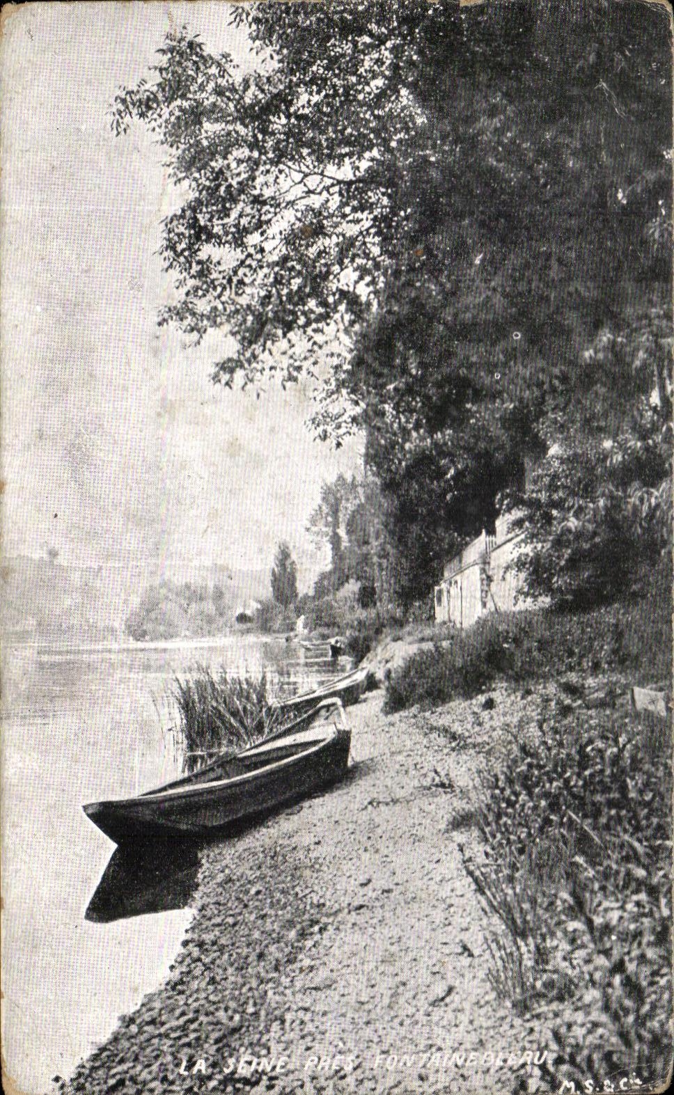 CPA the Seine close Fontainebleau