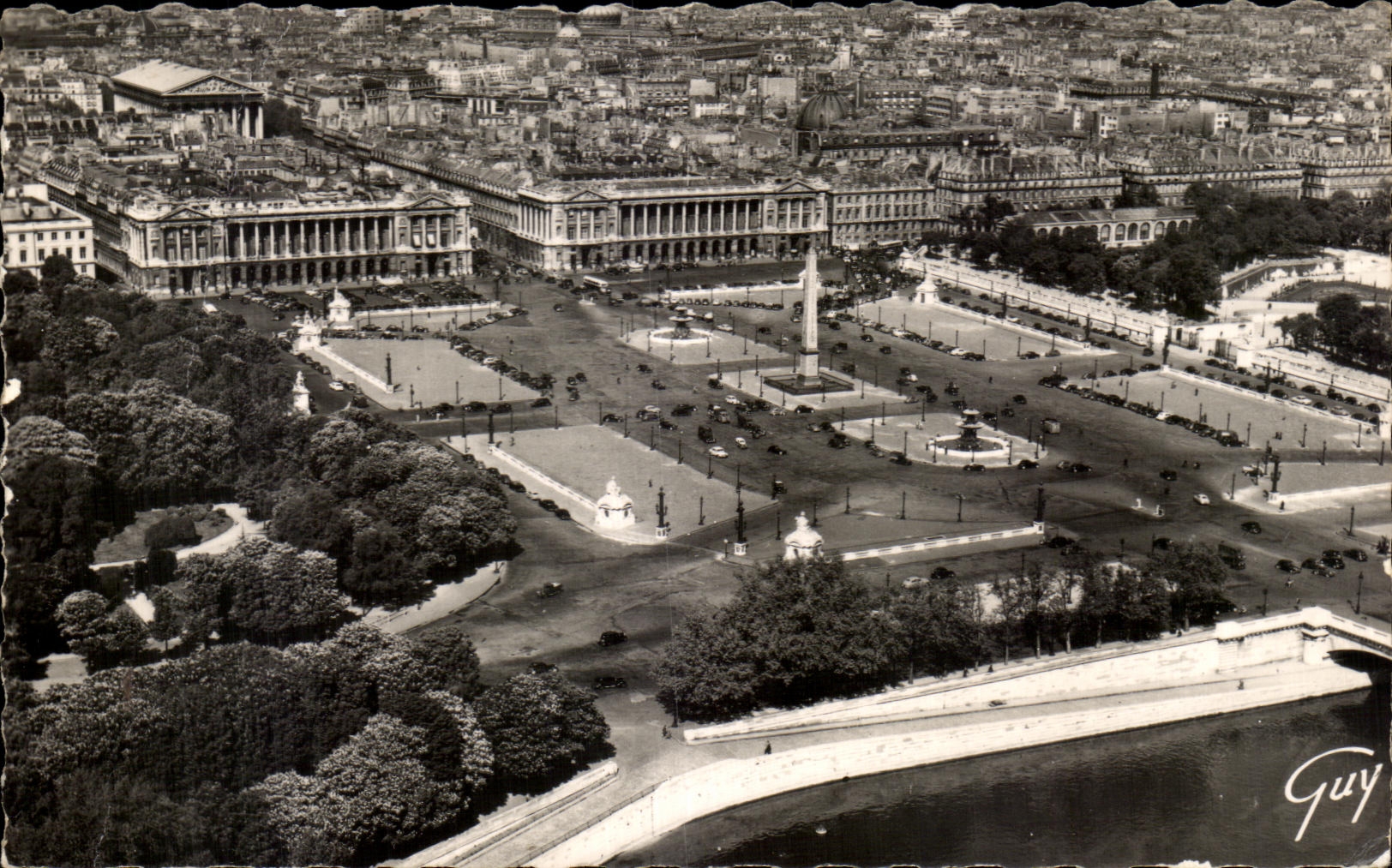 CPA Paris Seen air Place of the Harmony