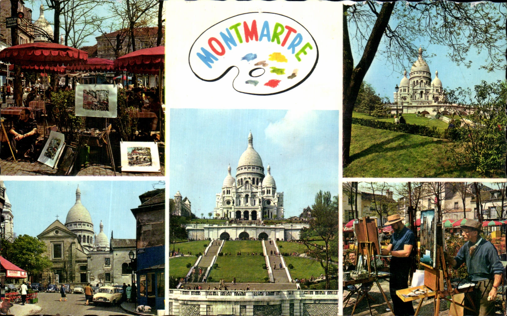 CPSM Paris Montmartre Sacre Coeur 