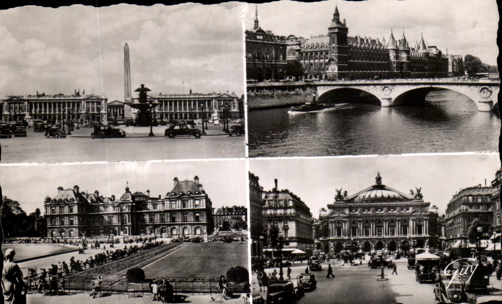 CPA Paris y sus maravillas el lugar la casa de campo de la armonia del vigilante el paladar de Luxemburgo y el lugar de la opera