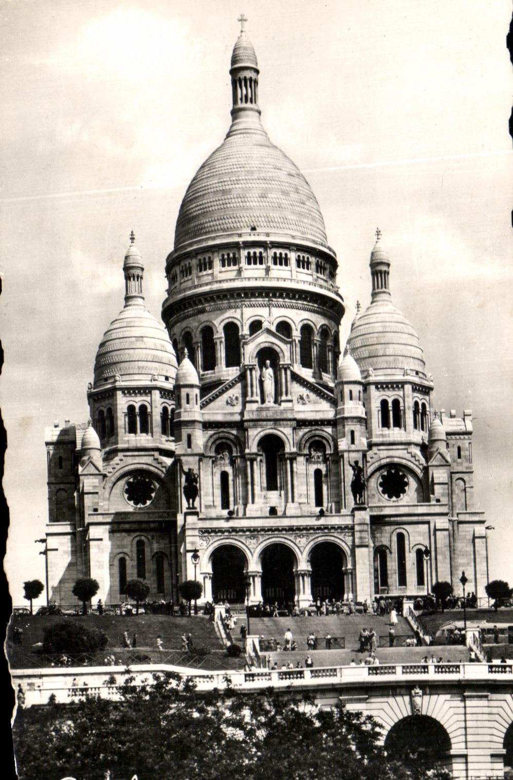 CPA Paris Basilique du Sacre Coeur