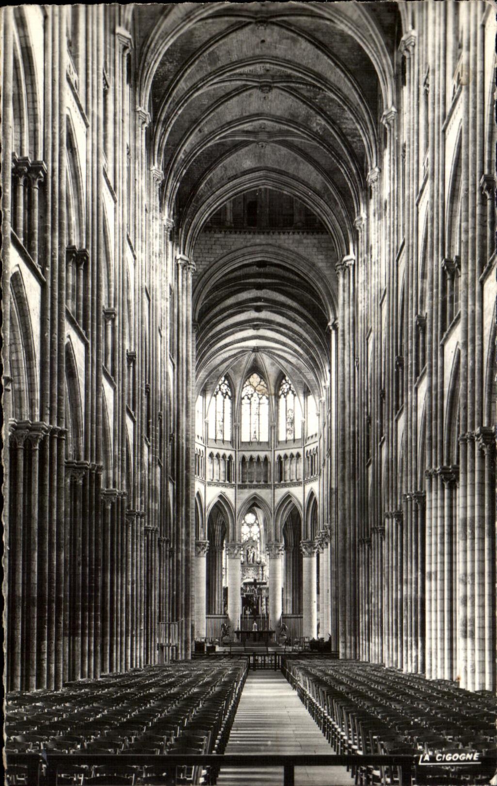 CPA Rouen Great nave of the Cathedral