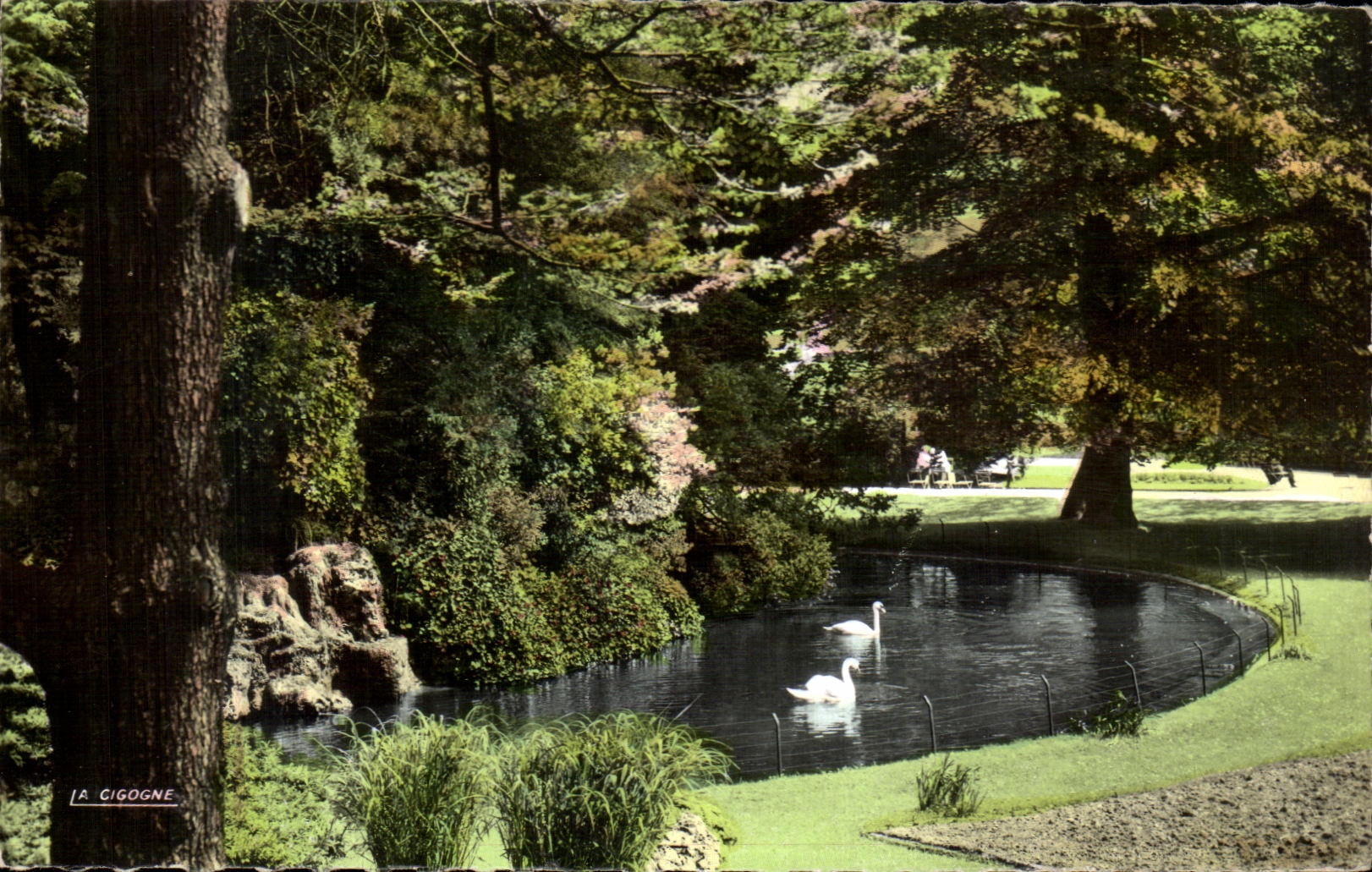 CPA Rouen Swans of the Solferino Garden