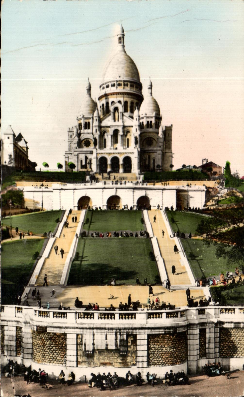 CPA Paris Le Sacre Coeur Montmartre
