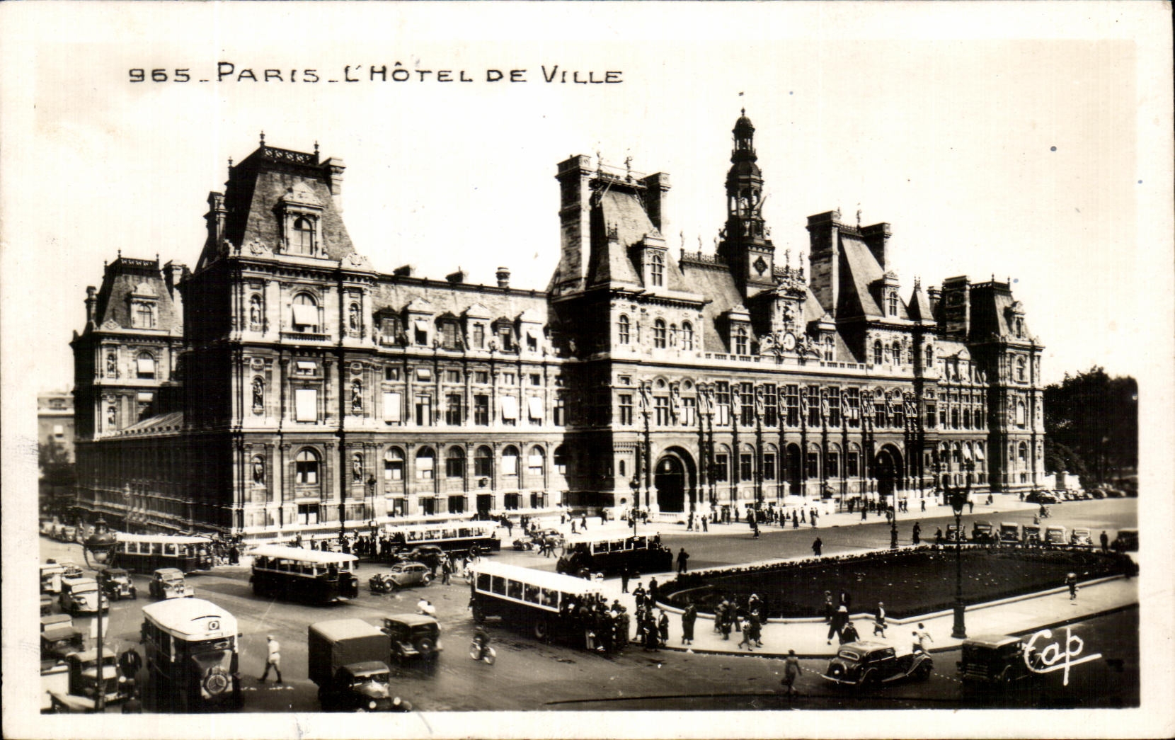 CPA Paris L'Hotel De Ville