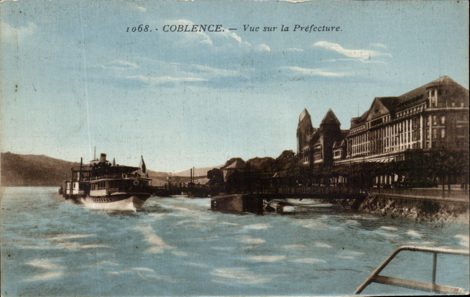 CPA Coblentz Seen on the Prefecture Boat