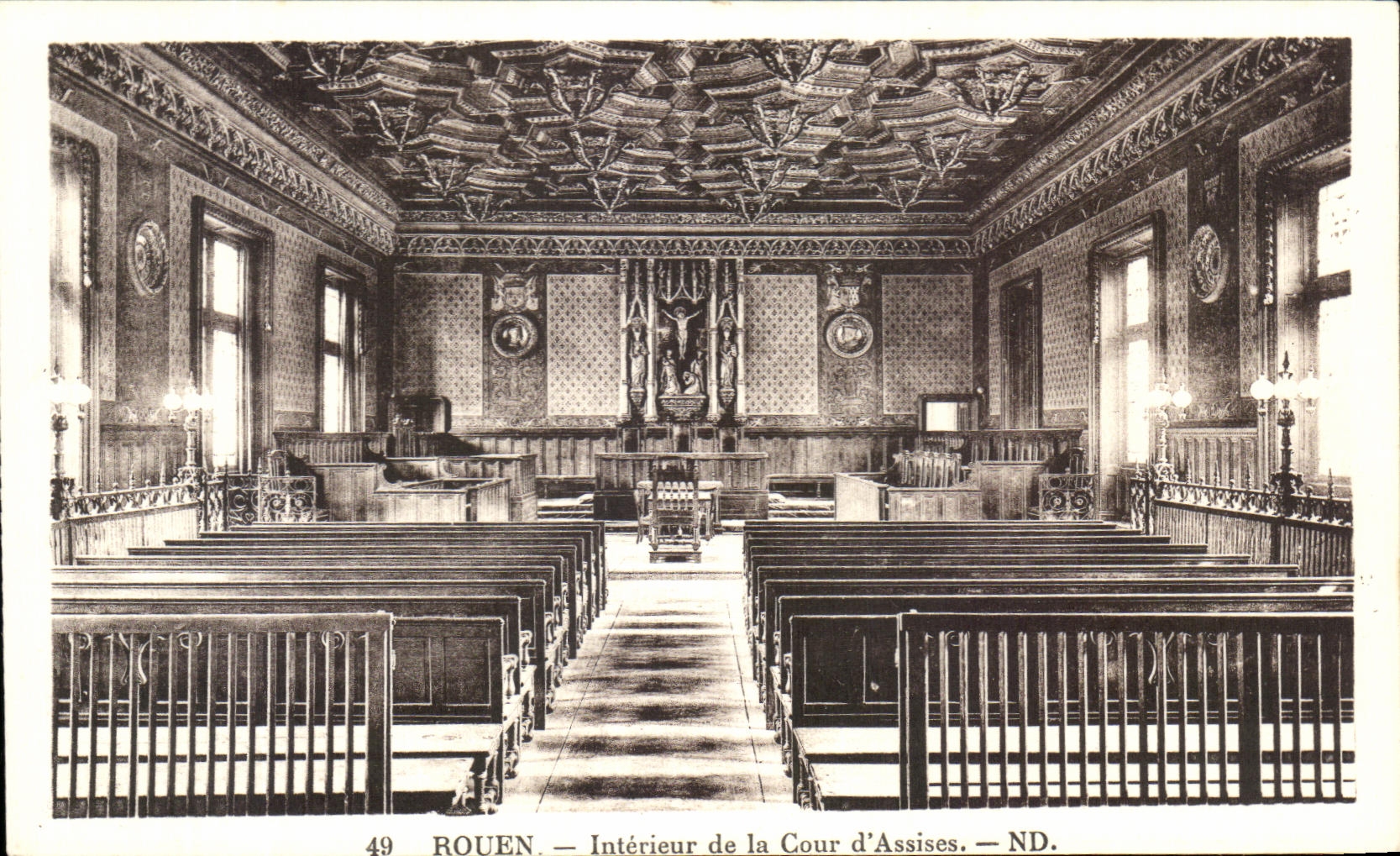 CPA Interior Rouen of the Court of Assizes