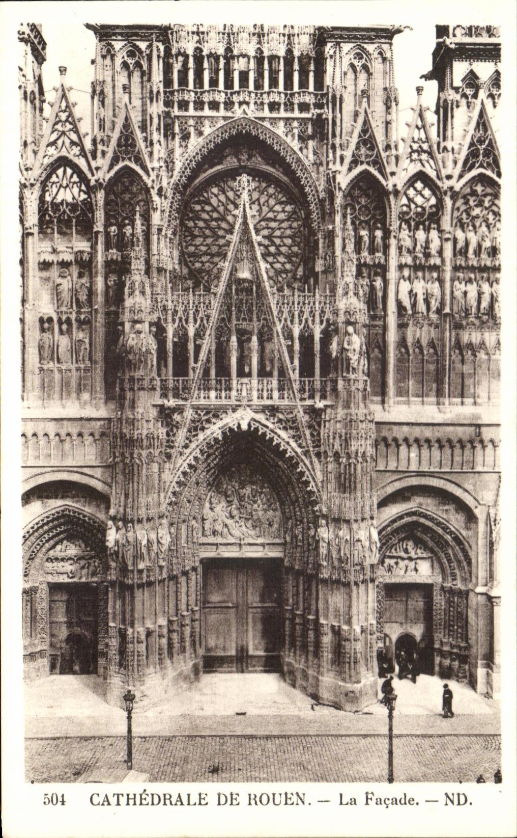 CPA Rouen Cathedral Of Rouen the Frontage