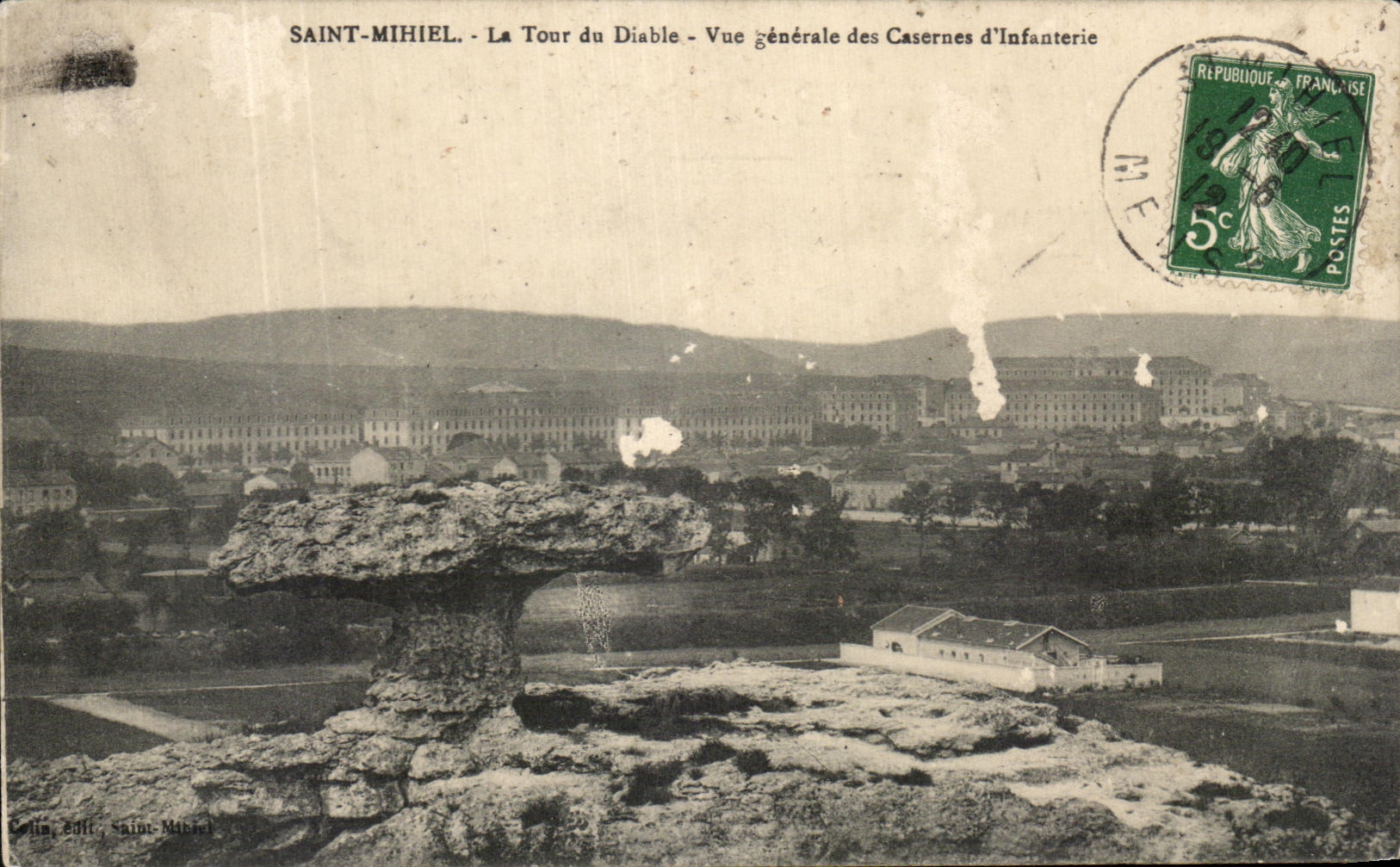 Santo Mihiel de CPA la torre del diablo View Of los cuarteles de la infanteria de Militaria