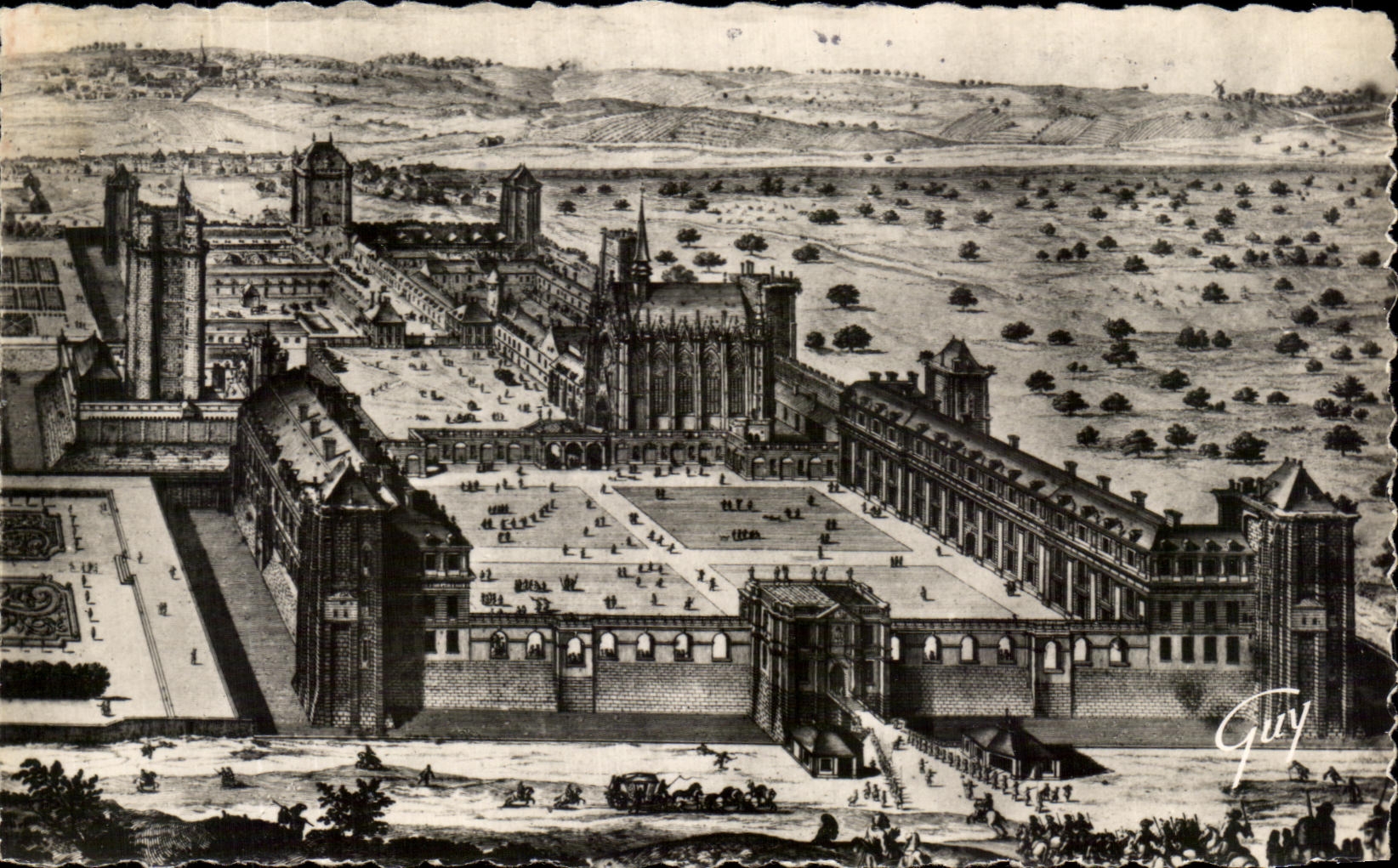 CPA Vincennes Seen View of the Castle