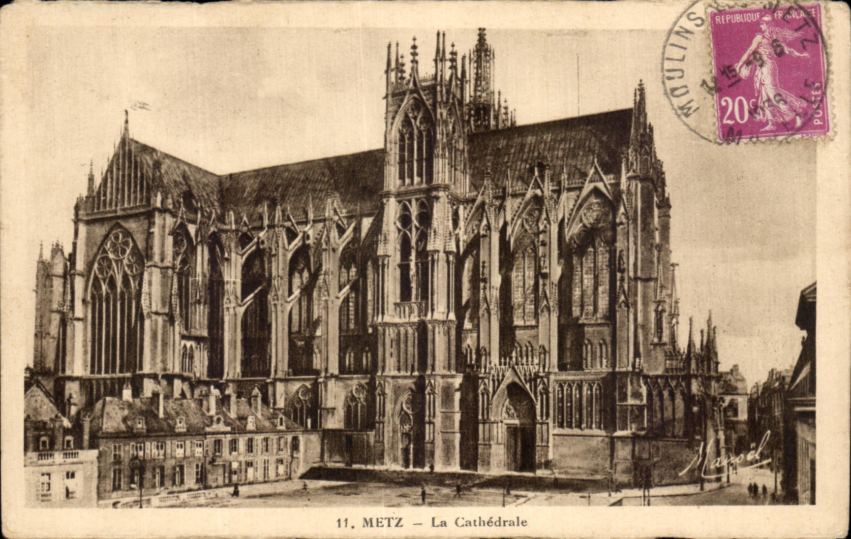 CPA Metz la catedral
