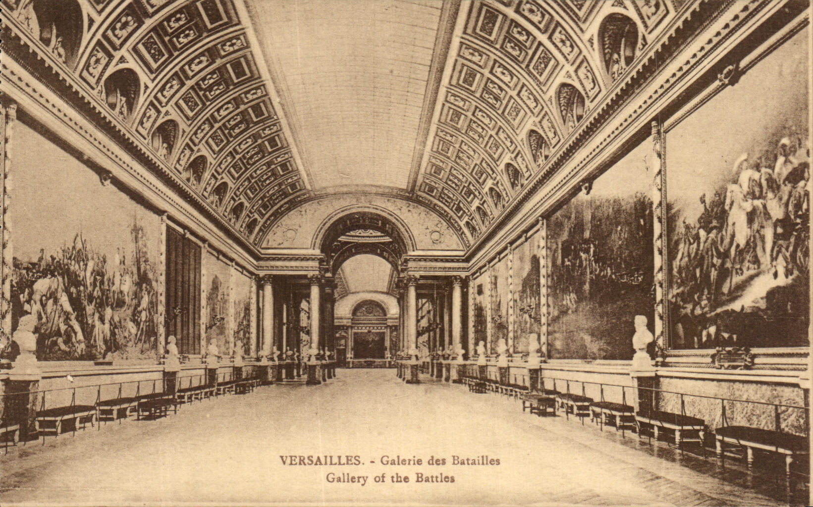 CPA Versailles Gallery of the Battles