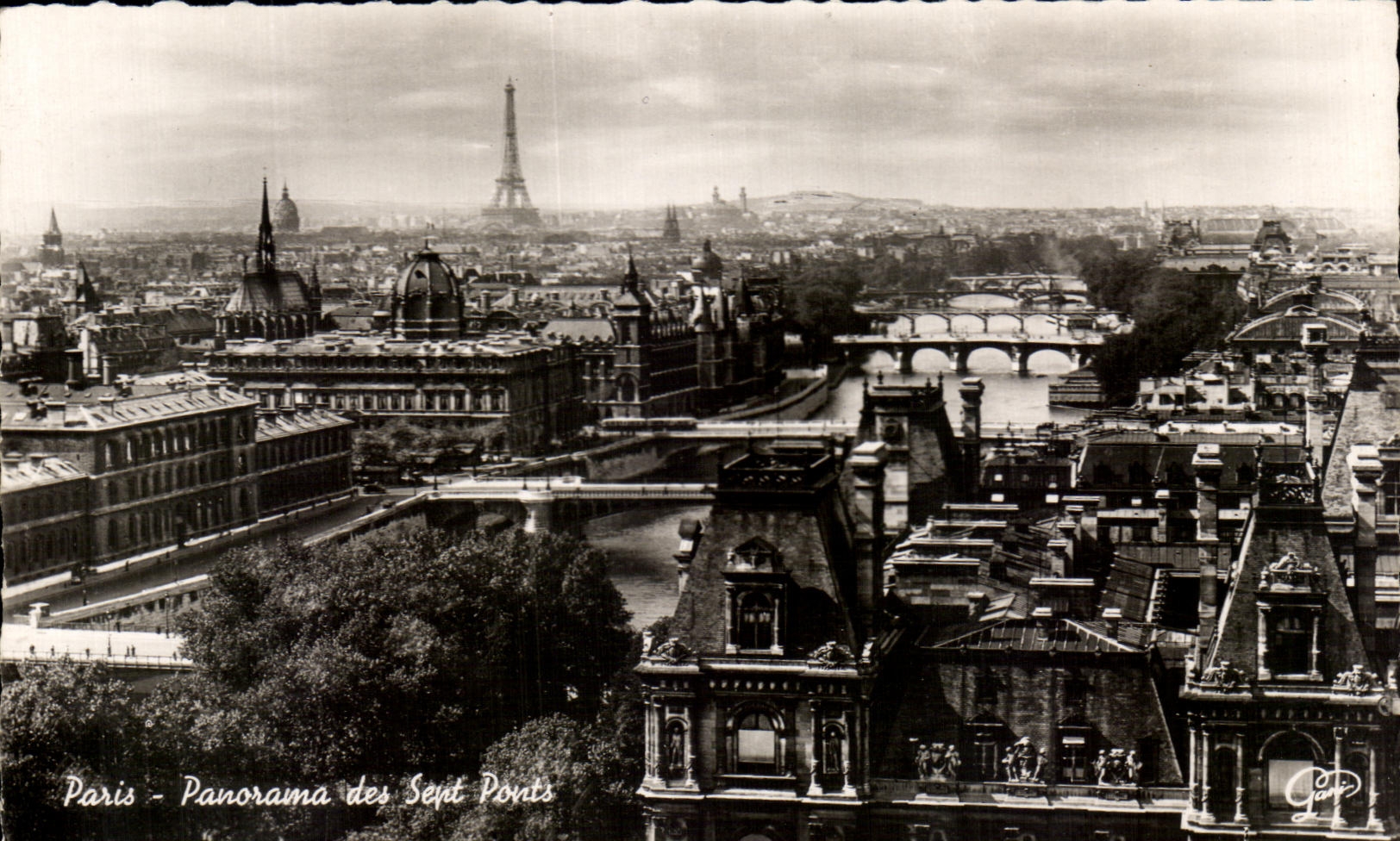 CPA Paris Panorama of Feels Bridges