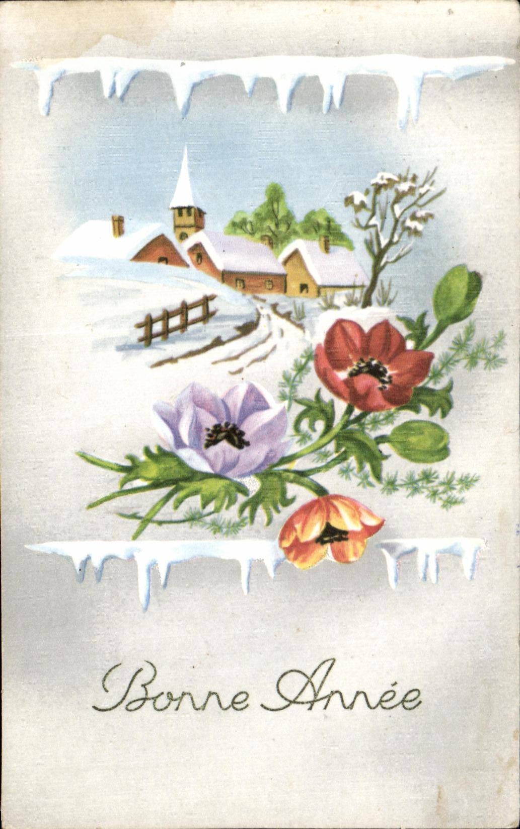 CPA fantaisie Bonne Annee
