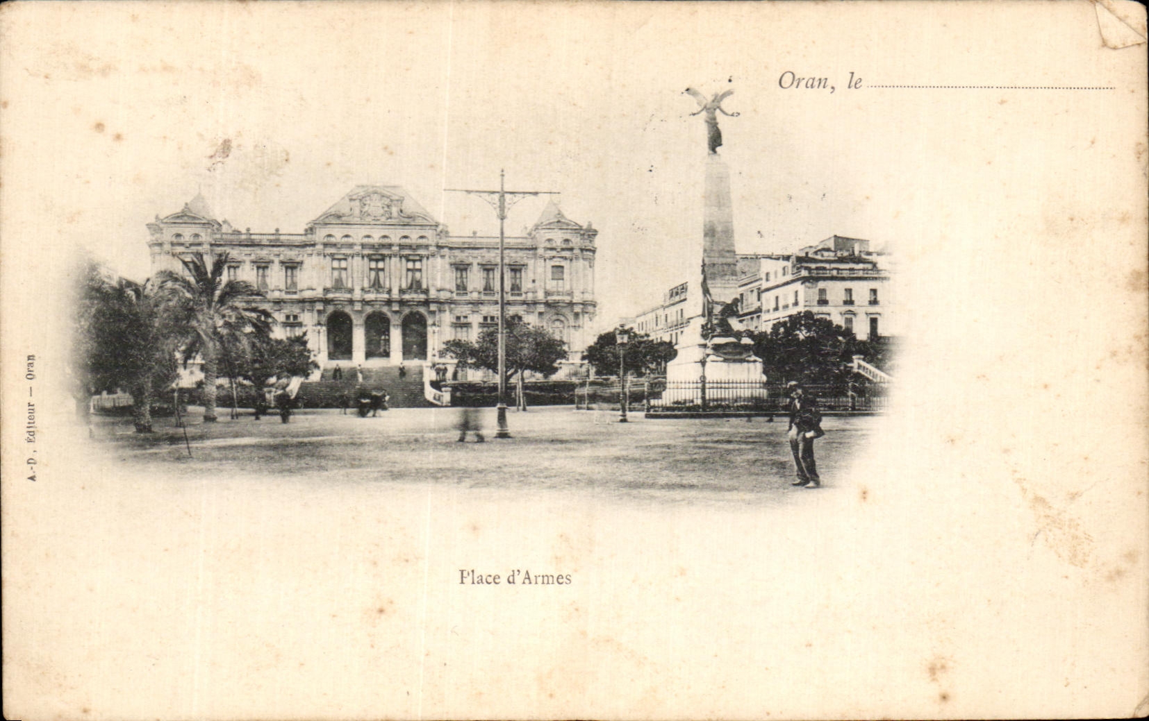 CPA Places Of weapons Oran Algerie